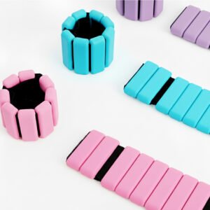 Muñequera y tobillera de silicona con peso