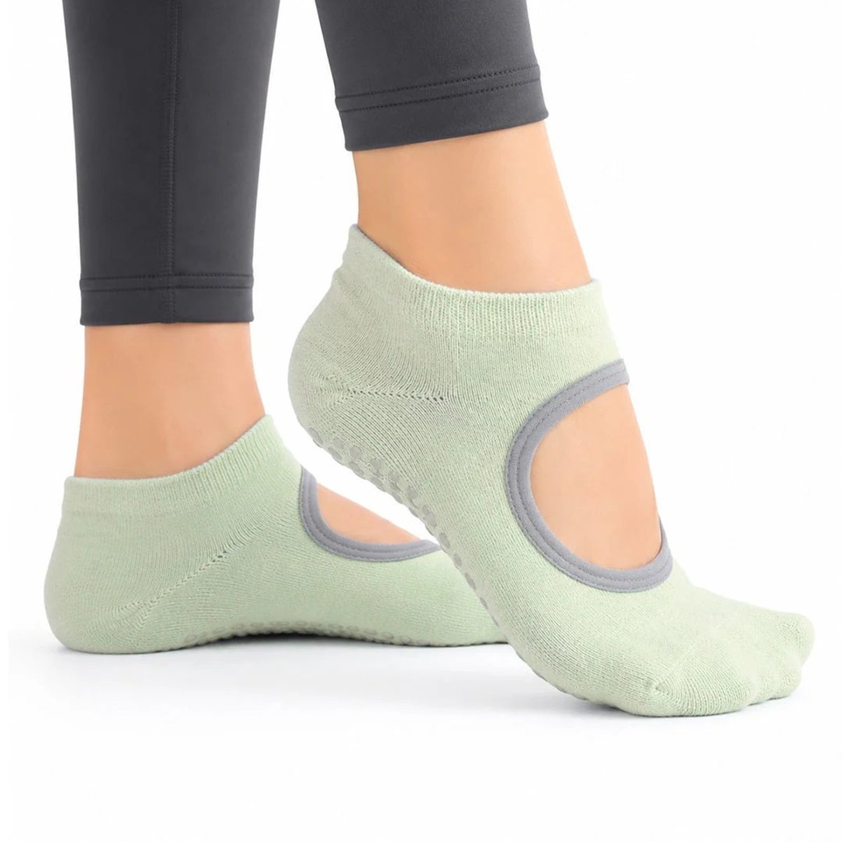 Medias antideslizantes para Yoga, Pilates & Fitness con agarre - Imagen 3